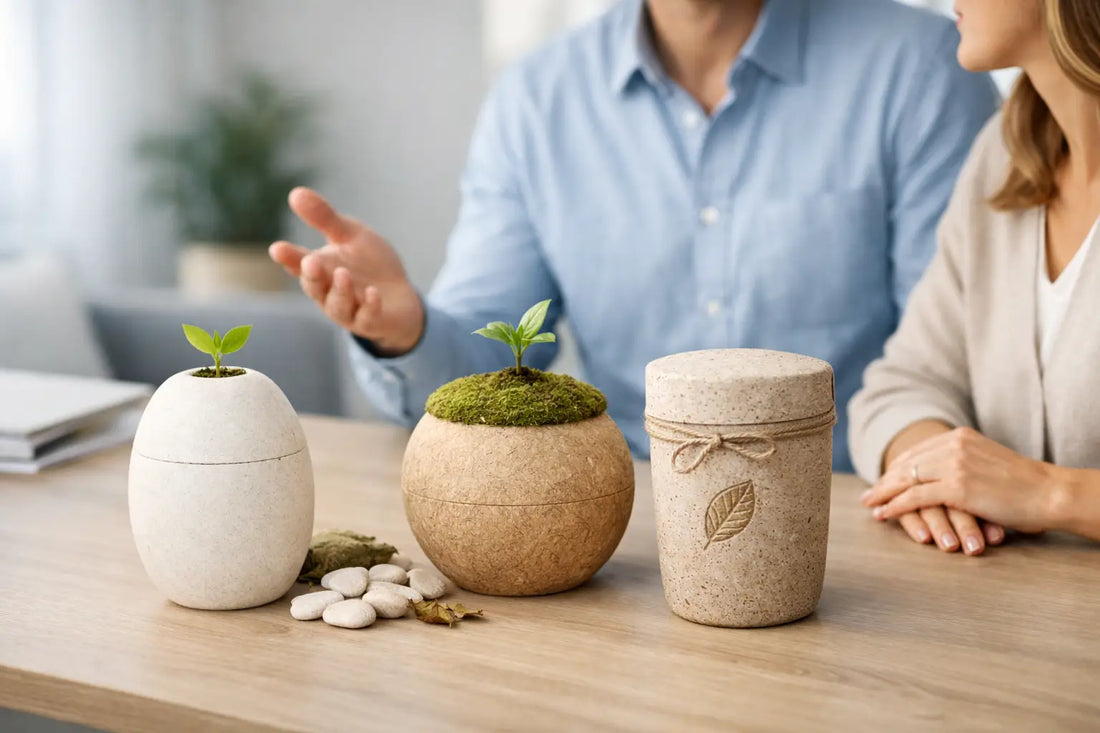 Urnas biodegradables para cenizas: cómo elegir